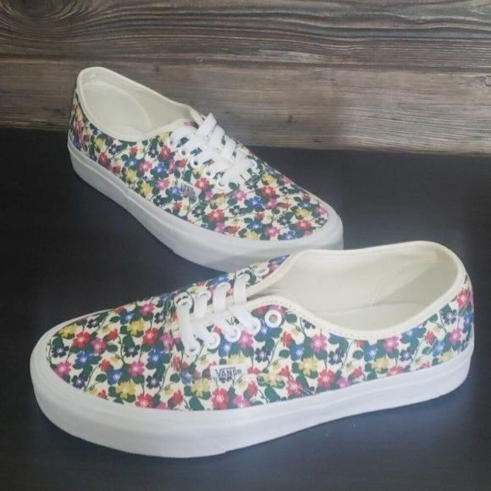 New Vans‎ Womens Authentic Floral Sneakers Feminine Festival Lightweight Summer